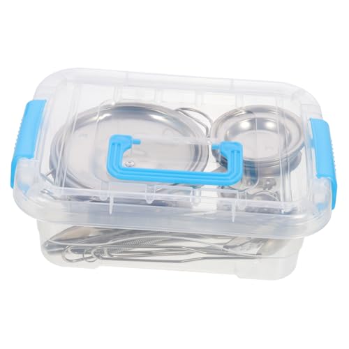 BESTonZON 1 Set 17 Teiliges Mini Simulationsküchenspielzeug Kinderspielzeug Mini Besteckspielzeug Kinderküchenspielzeug Kochspielzeug von BESTonZON