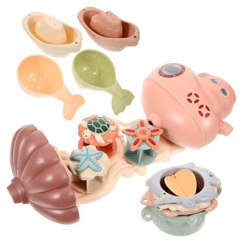 BESTonZON 1 Set Aquariewasserwagen Bad Bad Spiel Kleinkind Cartoon Bad Kleinkind Badespiele Bauchmuskeln von BESTonZON