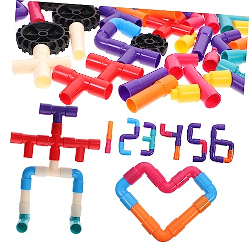 BESTonZON 1 Set Blöcke Bausteine Stapelspielzeug Weisheit Stapelblöcke Kinder Baustein Frühlernspielzeug Kunststoff Lernspielzeug Stapelspiele Spielzeug Rohrspielzeug BESTonZON 1 Set Blöcke Bausteine Stapelspielzeug Weisheit Stapelblöcke Kinder Baustein Frühlernspielzeug Kunststoff Lernspielzeug Stapelspiele Spielzeug Rohrspielzeug von BESTonZON