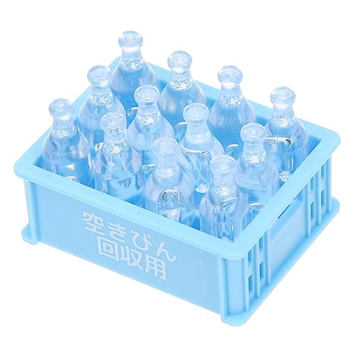 BESTonZON 1 Set-Box Mini-Soda für kinderspielzeug spielsachen für hühner spielsachen Mini-Puppenhauszubehör Puppenhausdekoration Plastik Sky-Blue von BESTonZON
