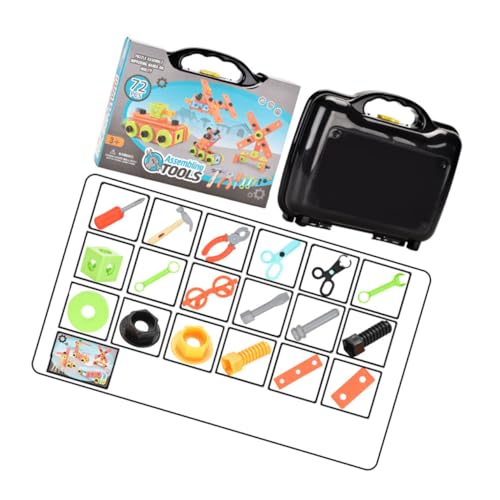 BESTonZON 1satz DIY Nut Screw Toy Set Für Junge Mädchen Teiliges Lernspielzeug Kreativität Und Kognitiven Fähigkeiten Mit Sicherem Design Und Vielfältigen Montageoptionen von BESTonZON