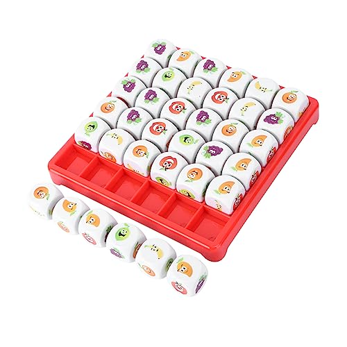 BESTonZON 1 Set Geburtstag Logische Entwicklung Pädagogisches Obst Präsentieren Brettspiel Schach Spiel Bord Papier von BESTonZON
