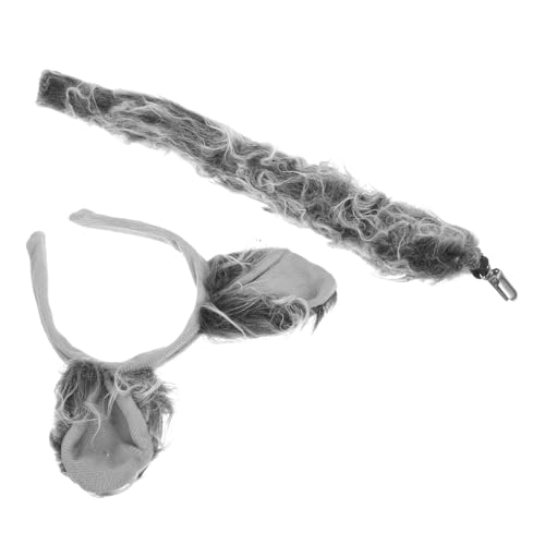 BESTonZON 1 Set Grauer Wolf Kleidungszubehör Halloween Stirnband Halloween Hüte Süße Stirnbänder Für Hautpflege Zwerge Halloween Türschwellenrampe Für Haustier Ohren Und BESTonZON 1 Set Grauer Wolf Kleidungszubehör Halloween Stirnband Halloween Hüte Süße Stirnbänder Für Hautpflege Zwerge Halloween Türschwellenrampe Für Haustier Ohren Und von BESTonZON