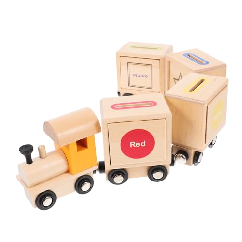 BESTonZON 1 Set Holzeisenbahnmagnet Mini Sortierspielzeug Zugmontagespielzeug Farbenerkennung Paarungszugspielzeug Interaktives Züge Frühes Sortieren Für Die Frühe Bildung Lernen BESTonZON 1 Set Holzeisenbahnmagnet Mini Sortierspielzeug Zugmontagespielzeug Farbenerkennung Paarungszugspielzeug Interaktives Züge Frühes Sortieren Für Die Frühe Bildung Lernen von BESTonZON