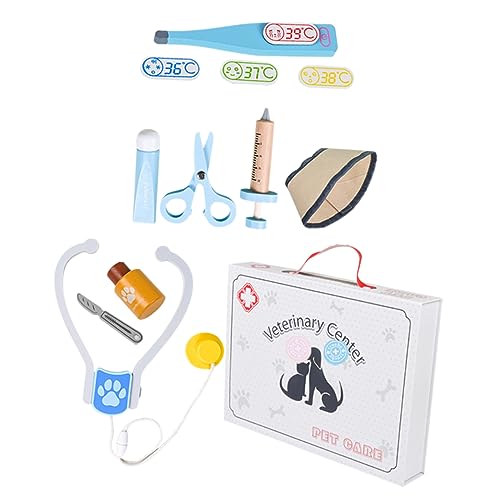 BESTonZON 1 Set Holzsimulation Arzt Medizinisches Spielzeugset Kinderspielzeug Rollenspielspielzeug Cosplay Interaktives Rollenspielspielzeug von BESTonZON