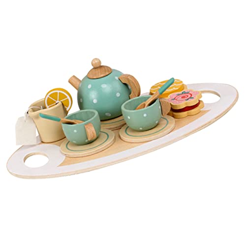 BESTonZON Kinder Spiel Geschirr Set 1 Set Holzspielzeug Teeservice Für Nachmittags Teeparty Set Mit Realistischen Teeutensilien Für Rollenspiele Geeignet Für Ädchen Und Jungen Ab 3 Jahren BESTonZON Kinder Spiel Geschirr Set 1 Set Holzspielzeug Teeservice Für Nachmittags Teeparty Set Mit Realistischen Teeutensilien Für Rollenspiele Geeignet Für Ädchen Und Jungen Ab 3 Jahren von BESTonZON