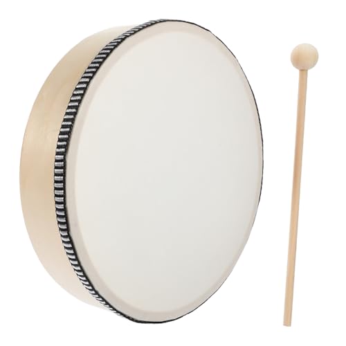 BESTonZON 1 Set Kinderspielzeug Tamburin Für Instrument Hand Kleinkind Percussion Trommel Percussion Trommel Vorschule Musical Kleinkind Trommel Pu von BESTonZON