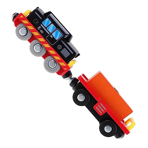 BESTonZON Zug-spielzeugmodell Kompaktes Mini-Eisenbahn-Set Lernspielzeug Für Kinder Sichere Kunststoff-holzkonstruktion Alter 3–5 von BESTonZON