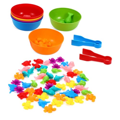 BESTonZON Kleinkind Vorschule Pädagogisches Spielzeug Marine Tier Zählen Sortieren Spiele Feine Motor Fähigkeiten Spielzeug BESTonZON Kleinkind Vorschule Pädagogisches Spielzeug Marine Tier Zählen Sortieren Spiele Feine Motor Fähigkeiten Spielzeug von BESTonZON