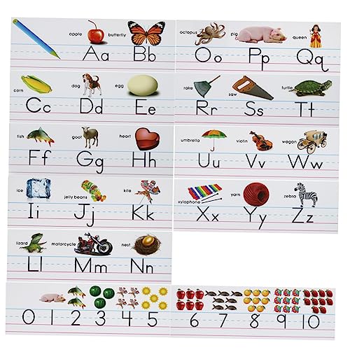 BESTonZON 1 Set Kognitives Lehren Für Die Früherziehung Englische Buchstaben Buchstabierkarten Lernspielzeug Zahlen Lehrrequisiten Früherziehungsspielzeug Alphabet Karten BESTonZON 1 Set Kognitives Lehren Für Die Früherziehung Englische Buchstaben Buchstabierkarten Lernspielzeug Zahlen Lehrrequisiten Früherziehungsspielzeug Alphabet Karten von BESTonZON