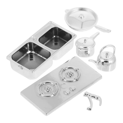 BESTonZON 1satz Miniatur Küchenzubehör Teiliges Für Puppenhäuser Haltbaren Materialien Für Sandtische Für Miniatur-enthusiasten von BESTonZON