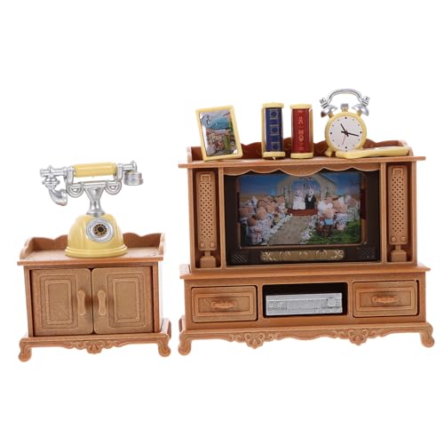 BESTonZON 1 Set Kunststoff Puppe Mini Dekoration Puppe Einrichtungs Mini Möbel von BESTonZON