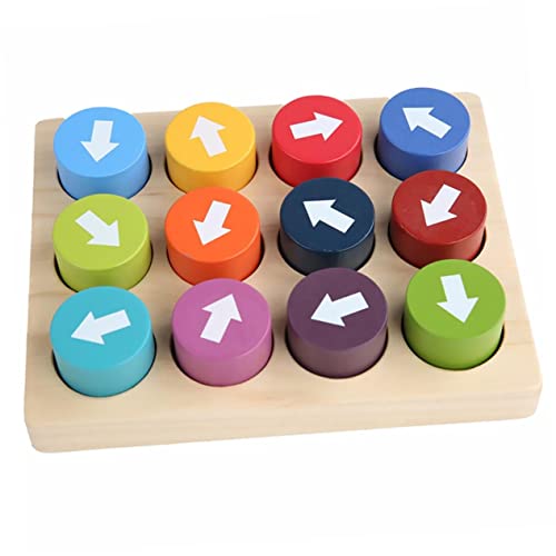 BESTonZON 1 Set Lernspielzeug Für Farblernwürfel Farbsortierspiel Lernspielzeug Für Lernpuzzleblöcke Richtungslernspielzeug Formzuordnungsspielzeug Aus Holz BESTonZON 1 Set Lernspielzeug Für Farblernwürfel Farbsortierspiel Lernspielzeug Für Lernpuzzleblöcke Richtungslernspielzeug Formzuordnungsspielzeug Aus Holz von BESTonZON