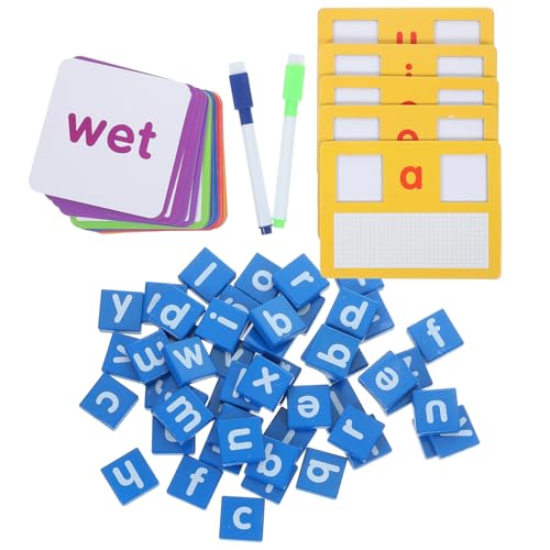 BESTonZON 1 Set Lesen Von Buchstaben, Sortieren Von Rechtschreibspielen, Spielzeug Aus Holz, Wörter, Kognitives Spielzeug BESTonZON 1 Set Lesen Von Buchstaben, Sortieren Von Rechtschreibspielen, Spielzeug Aus Holz, Wörter, Kognitives Spielzeug von BESTonZON