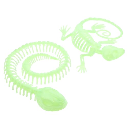 BESTonZON 1 Set Leuchtende Farbe Schlangenmodell Wandeidechsenmodell Schlangenrequisiten Wandeidechsenspielzeug Simulation Halloween Schlangenmodell Schlangentrickspielzeug Kunststoff Grün BESTonZON 1 Set Leuchtende Farbe Schlangenmodell Wandeidechsenmodell Schlangenrequisiten Wandeidechsenspielzeug Simulation Halloween Schlangenmodell Schlangentrickspielzeug Kunststoff Grün von BESTonZON