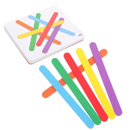 BESTonZON 1 Set Logik Stick Kit Outdoor Spiel Sensorisches Für Jungen Kinderspielzeug Babywippe Babyspielzeug Kleinkindspielzeug Stick Puzzle Mit Karten Sportspielzeug Mini BESTonZON 1 Set Logik Stick Kit Outdoor Spiel Sensorisches Für Jungen Kinderspielzeug Babywippe Babyspielzeug Kleinkindspielzeug Stick Puzzle Mit Karten Sportspielzeug Mini von BESTonZON