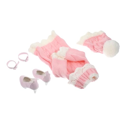 BESTonZON Puppen-Outfit-Set 60 cm Babyspielzeug Mädchenpuppe Pullover Kleid Mütze Und Schuhe Inklusive Gemütliche Und Modische Puppen- -Outfits 800804 BESTonZON Puppen-Outfit-Set 60 cm Babyspielzeug Mädchenpuppe Pullover Kleid Mütze Und Schuhe Inklusive Gemütliche Und Modische Puppen- -Outfits 800804 von BESTonZON