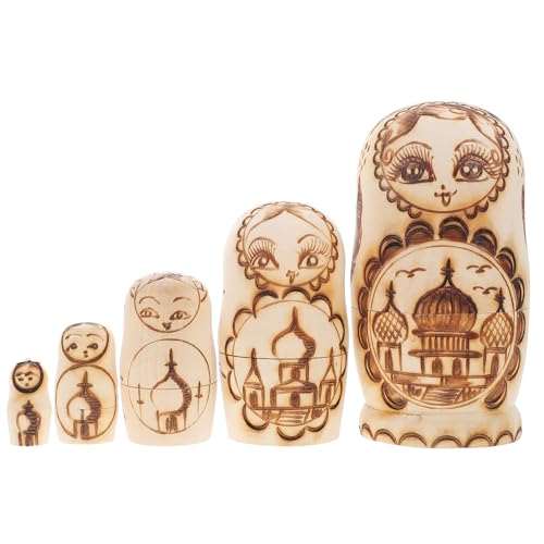 BESTonZON 1 Set Matrjoschka Relief Sammelpuppen Nistpuppen Holzpuppen Leeres Holzspielzeug Bemalbares Russisches Unfertiges Holzhandwerk Matroschka Puppen Khaki BESTonZON 1 Set Matrjoschka Relief Sammelpuppen Nistpuppen Holzpuppen Leeres Holzspielzeug Bemalbares Russisches Unfertiges Holzhandwerk Matroschka Puppen Khaki von BESTonZON