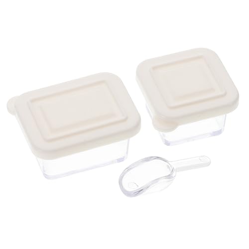 BESTonZON Simulation Lunchbox Spielzeug Miniatur Mini Lebensmittelbox Für Puppenhaus Realistisches Plastik Miniatur Bento Case Modell von BESTonZON