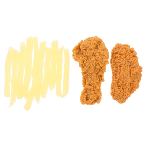 BESTonZON 1 Set PVC Simulation Huhn Beine Modell PVC Französisch Frites Modell PVC Lebensmittel Modell Französisch Frites BESTonZON 1 Set PVC Simulation Huhn Beine Modell PVC Französisch Frites Modell PVC Lebensmittel Modell Französisch Frites von BESTonZON