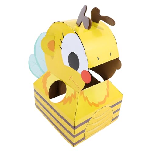 BESTonZON 1 Set Papierbox Flugzeugspielzeug Kleinkinder Zappel Kits Kleines Kind Aufblasbarer Roboter Junge Kleines Pool DIY Tragbares Tier Tragbares Tierkostümspielzeug von BESTonZON