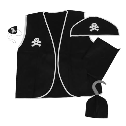 BESTonZON 1satz Halloween Piratenkostüm Mit Hut Und Zubehör Für Cosplay-Events Und Karneval Teiliges Outfit Für Erwachsene BESTonZON 1satz Halloween Piratenkostüm Mit Hut Und Zubehör Für Cosplay-Events Und Karneval Teiliges Outfit Für Erwachsene von BESTonZON