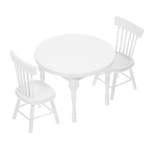 BESTonZON 1 Set Puppenhaus Rundtisch Set Ästhetische Puppen Mini Bücherregal Home Room Puppenhaus Esszimmerstuhl Puppenzubehör Puppenhausmöbel Puppenhaus Esstisch BESTonZON 1 Set Puppenhaus Rundtisch Set Ästhetische Puppen Mini Bücherregal Home Room Puppenhaus Esszimmerstuhl Puppenzubehör Puppenhausmöbel Puppenhaus Esstisch von BESTonZON