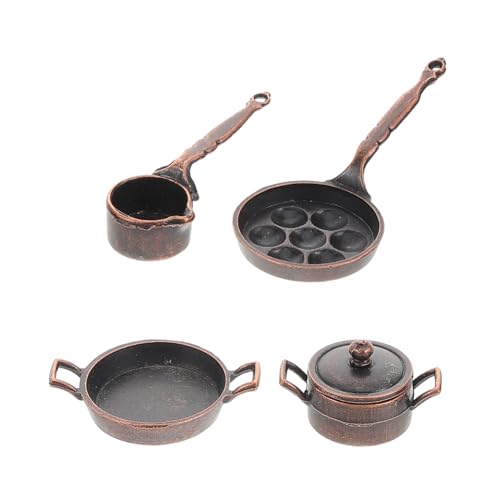 BESTonZON 1satz Miniatur Küchenzubehör Set Für Puppenhäuser Realistische Metallpfannen Und Töpfe Für Kreative Rollenspiele Und Teepartys Teiliges Zubehör Für Fantasievolle BESTonZON 1satz Miniatur Küchenzubehör Set Für Puppenhäuser Realistische Metallpfannen Und Töpfe Für Kreative Rollenspiele Und Teepartys Teiliges Zubehör Für Fantasievolle von BESTonZON