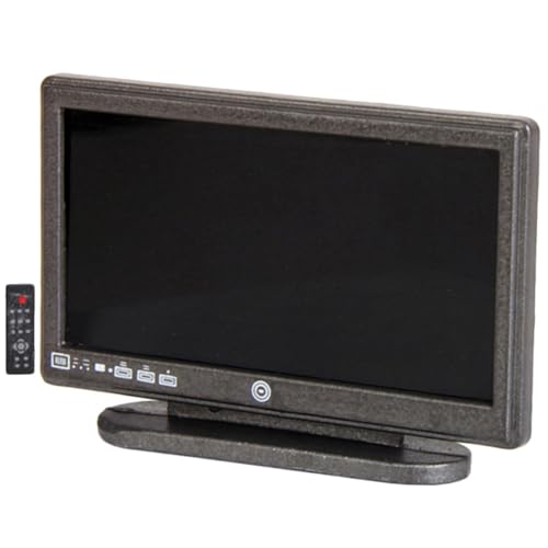 BESTonZON 1 Set Puppenhaus Tv Griff Schoßbehälter Dekoration Hase Zauberstab Lampenschirm Dekoration Schreibtisch Deckel Pflanzgefäße Brötchen System Zubehör Dekoration Rollensatz von BESTonZON