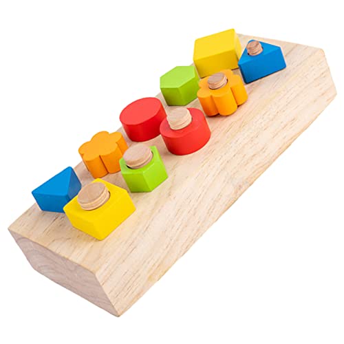 BESTonZON Babys Erste Spielsachen Kleinkind Spielzeug 1 Set Puzzle Für Kleinkinder Formen Sortier Zur Der Farberkennung Und Feinmotorik Montessori Inspiriertes Lernspielzeug Für Ab 2 Jahren von BESTonZON