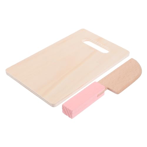 BESTonZON 1 Set Qieqile Zubehör Küche Spiel Cutter Gemüse Sicher Cutter Küche Cutter Werkzeug Küche Lebensmittel Cutter Sicher Küche Cutter Holz von BESTonZON