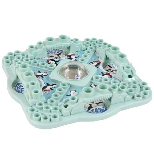 BESTonZON Tragbares 3D-Spiel Aus Kunststoff Jump Checker Board Brettspiel-Set Für Kinder Ideal Für Unterwegs von BESTonZON