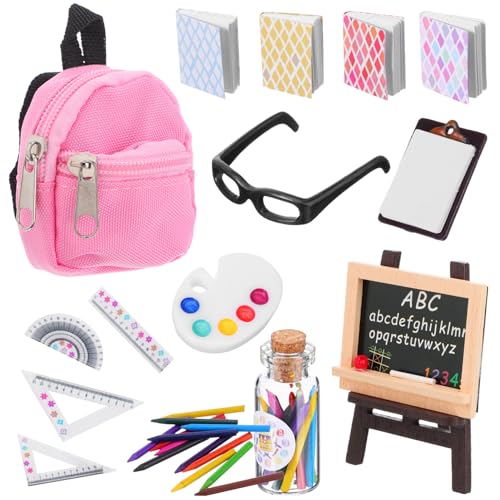 BESTonZON 1 Set Simulation Lernspielzeug Schlüsselanhänger Tasche Mini Schulbedarf Miniatur Kinderspielzeug Schultasche Modell Büchertasche Kit Zurück Zu Schulbedarf Gefälschte BESTonZON 1 Set Simulation Lernspielzeug Schlüsselanhänger Tasche Mini Schulbedarf Miniatur Kinderspielzeug Schultasche Modell Büchertasche Kit Zurück Zu Schulbedarf Gefälschte von BESTonZON