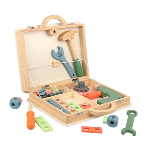 BESTonZON 1 Set Spielhaus Toolbox Cosplay Holzspielzeug Set von BESTonZON