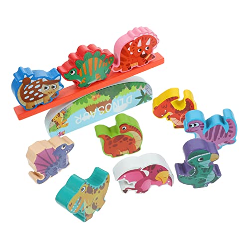BESTonZON 1 Set Stapelspielzeug Tier Balance Spiel Für Kleinkinder Dinosaurier Motorikspielzeug Aus Zur Von Feinmotorik Und Interaktivem von BESTonZON