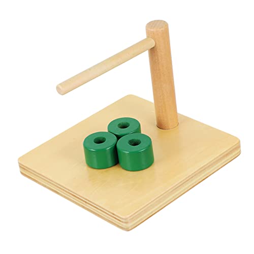 BESTonZON 1 Set Zylindrisches Ringspielzeug Für Babys Kinderspielzeug Intelligenzspielzeug Früherziehungsversorgung Säulenspielzeug Frühlernspielzeug von BESTonZON