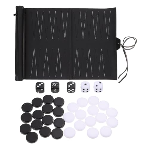 BESTonZON 1 Stück Backgammon-Brett Schach Chessboard Chess Boards Chess up Board Spielzubehör Spiele liefern Spielversorgung Backgammon-Angebot Pu Black BESTonZON 1 Stück Backgammon-Brett Schach Chessboard Chess Boards Chess up Board Spielzubehör Spiele liefern Spielversorgung Backgammon-Angebot Pu Black von BESTonZON