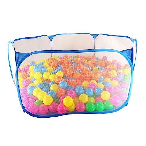 BESTonZON 1 Stück Bällebad Zelt Spielhaus Ocean-Ball-Zelt Ball Pool Zaun Blue von BESTonZON