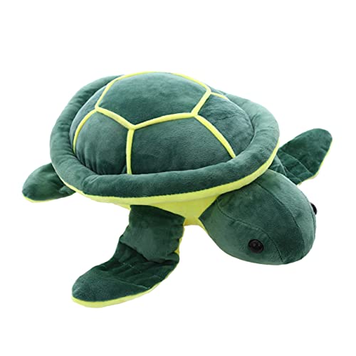 BESTonZON 1 Stück Baumwollschildkröte süße plüschtiere Kuscheltier für Babys turtletoys spielzeuge plüsch Cartoon- gefüllte Green von BESTonZON