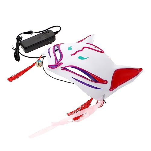 BESTonZON 1 Stück Fuchs Leuchtmaske Dekorative Partymaske Maskenball Kostümmaske Kostüme Lustige Halloween Maske Lustige Leuchtende Kunst Halloween Partymaske Lustige Maske BESTonZON 1 Stück Fuchs Leuchtmaske Dekorative Partymaske Maskenball Kostümmaske Kostüme Lustige Halloween Maske Lustige Leuchtende Kunst Halloween Partymaske Lustige Maske von BESTonZON