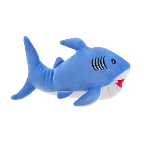 BESTonZON 1 Stück Hai-Puppe Shark plushies Plüschhaifisch Plüschpuppe Hai Blue von BESTonZON