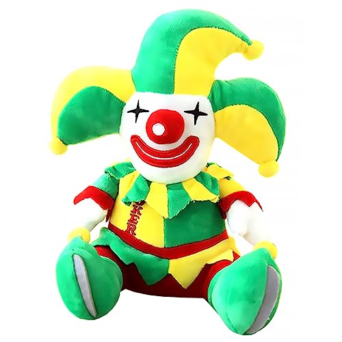 BESTonZON 1 Stück Halloween-Clown-Ornamente Halloween-Plüschtiere Plüsch-Clown kindergeburtstags mitgebsel wohnungseinrichtung Puppen Clown-Puppe Desktop- Clown-Schmuck Green von BESTonZON