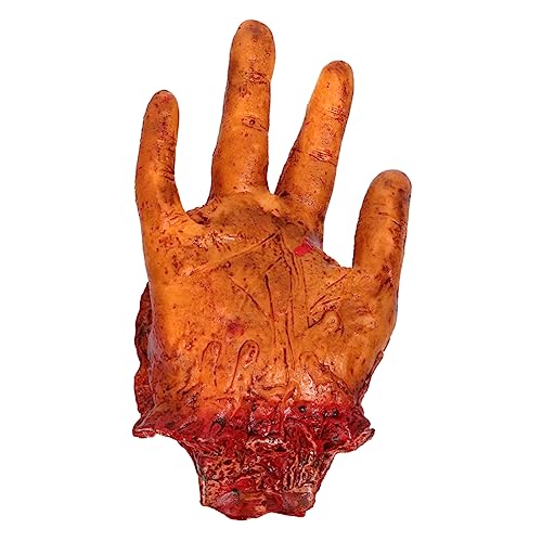 BESTonZON 1 Stück Halloween Tricky Severed Finger Lunchbox Banner Gruselige Fake Hände Prop Dekorationen Horror Halloween Dekorationen Halloween Tricky Toy Part Streiche Gruselige von BESTonZON
