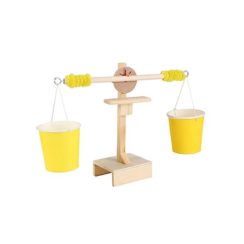 BESTonZON 1 Stück Holzwaage für kinderspielzeug Toys Kid Toys spielzeuge für Toys for Physikspielzeug aus Holz Waage Balkenwaage Bambus BESTonZON 1 Stück Holzwaage für kinderspielzeug Toys Kid Toys spielzeuge für Toys for Physikspielzeug aus Holz Waage Balkenwaage Bambus von BESTonZON