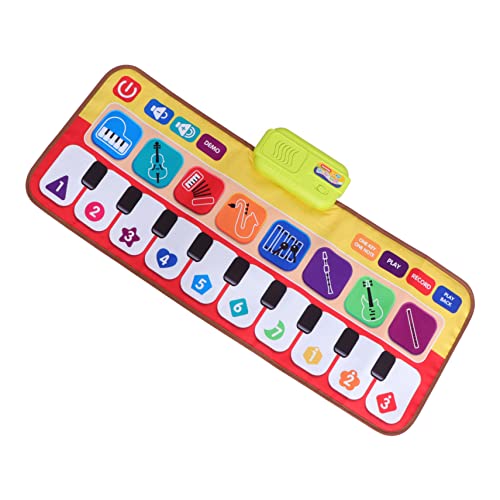 BESTonZON 1 Stück Klavier Teppich kinderinstrumente musikinstrumente für für Babys musikspielzeug Piano mat Kid Toys Bildungsspielzeug Tastaturmatte für Klavier Stoff BESTonZON 1 Stück Klavier Teppich kinderinstrumente musikinstrumente für für Babys musikspielzeug Piano mat Kid Toys Bildungsspielzeug Tastaturmatte für Klavier Stoff von BESTonZON
