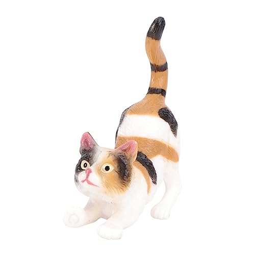 BESTonZON 1 Stück Lifelike Cat Model Hochwertigem Kunststoff Dekorativer Spielzeugkater für Deko Element zur Kreativität von Kindern Realistische Erscheinung für Raumgestaltung BESTonZON 1 Stück Lifelike Cat Model Hochwertigem Kunststoff Dekorativer Spielzeugkater für Deko Element zur Kreativität von Kindern Realistische Erscheinung für Raumgestaltung von BESTonZON