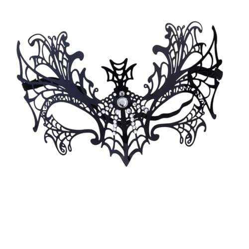 BESTonZON 1 Stück Metall-Diamant-Eisen-Maske Cosplay-Maske schwarzes Kostüm Halloween-Kostüme Cosplay dekorativ Halloween Masken halloweenmaske eiserne Masken Requisiten verkleiden Black BESTonZON 1 Stück Metall-Diamant-Eisen-Maske Cosplay-Maske schwarzes Kostüm Halloween-Kostüme Cosplay dekorativ Halloween Masken halloweenmaske eiserne Masken Requisiten verkleiden Black von BESTonZON