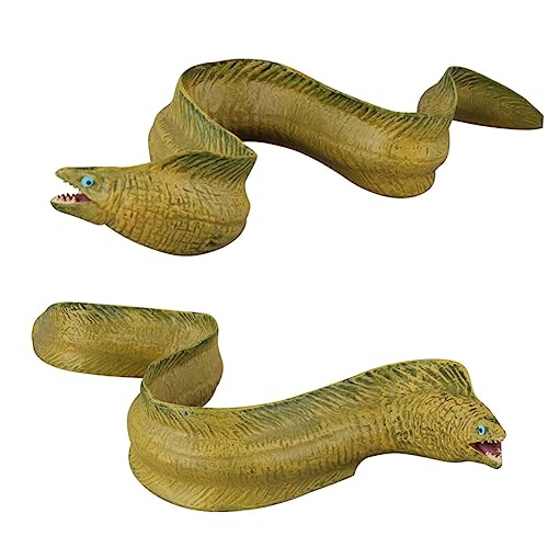 BESTonZON Lebensechtes Simuliertes Muraenesox Cinereus-Modell – Meerestier-Ornamente Heimdekoration Lernspielzeug Für Kinder von BESTonZON