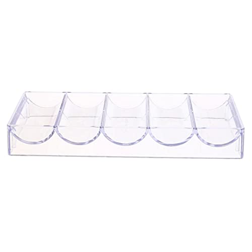 BESTonZON 1pc Acryl Poker Chips Lagerung Box 100 Code Chips Container Für Poker Spiele von BESTonZON
