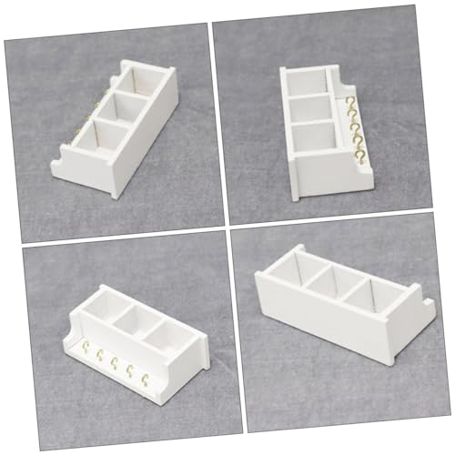 BESTonZON 1stück Mini Möbel Für Miniature House Shelf Mit Haken Möbel Dekorationsaccessoire Für Fotografie von BESTonZON